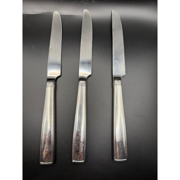 Reed & Barton Benson Pattern Stainless Steel Knives Set Of 3 - Picture 2 of 4